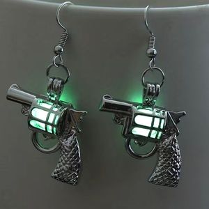 Glow in the Dark Gun Earrings ~ Halloween Earrings ~ Unique Earrings in gift box